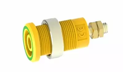 Yellow Green 4mm Socket with M4 Stud